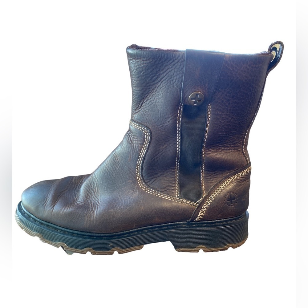 DR. MARTENS leather work boots mens US MENS SIZE 8
